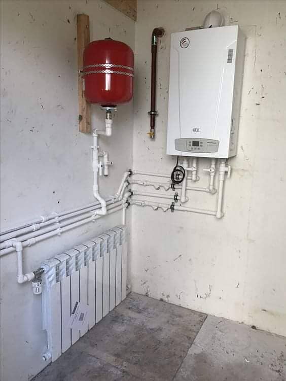 central heating system 17