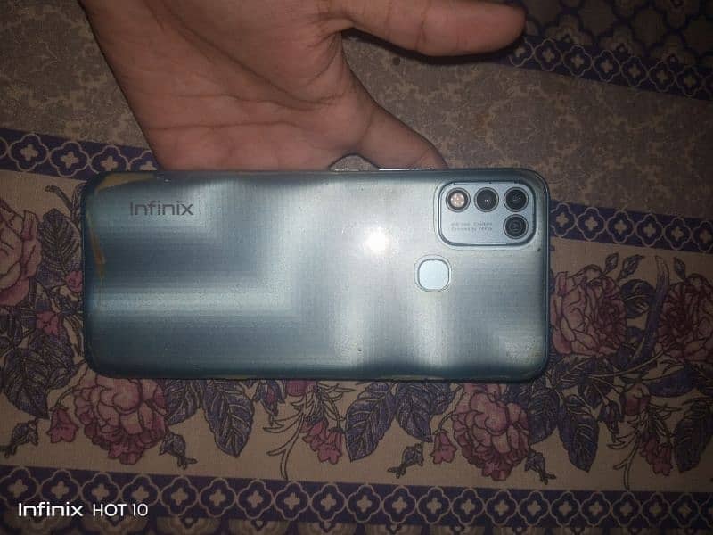 infinix hot 10 play with box all ok 1