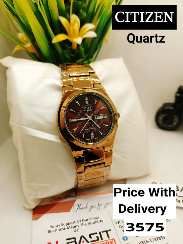 Men Women Fashion Wrist Watches Quartz Call Msg Whatsapp 0316-1737353 2