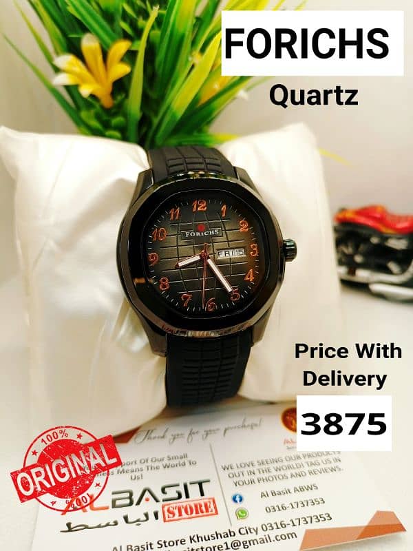 Men Women Fashion Wrist Watches Quartz Call Msg Whatsapp 0316-1737353 3