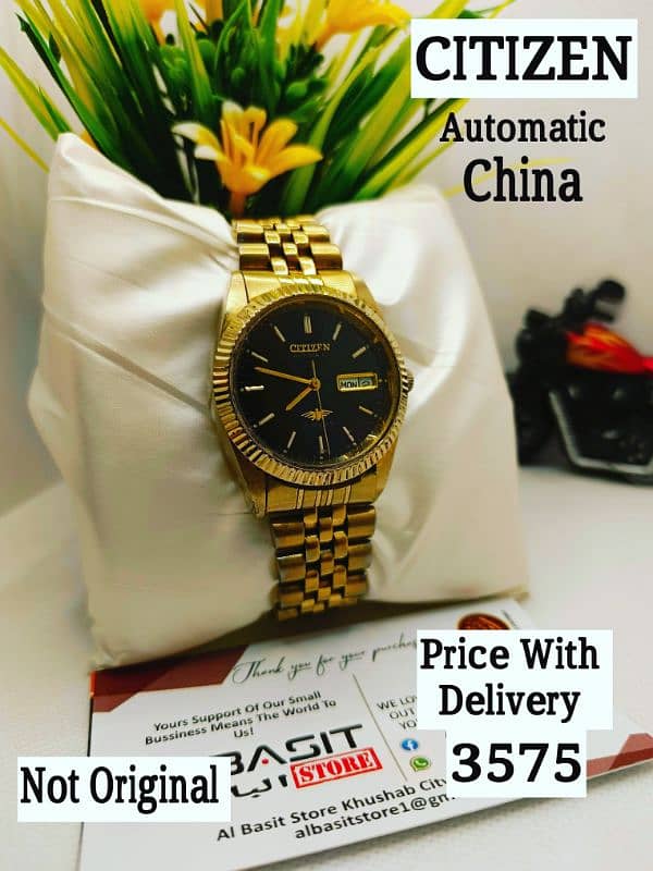 Men Women Fashion Wrist Watches Quartz Call Msg Whatsapp 0316-1737353 7