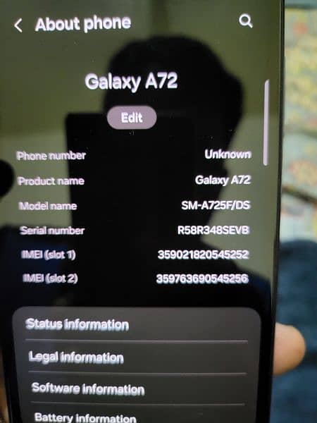 Samsung A72 (read add) 6