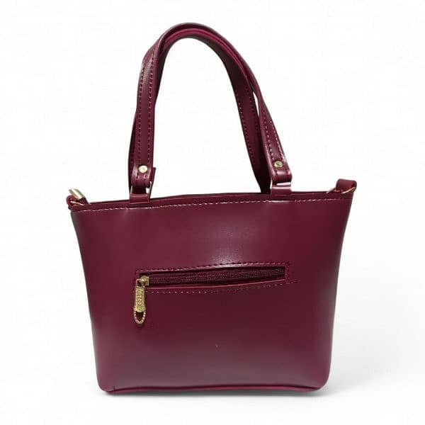 Women's Texture Leather Shoulder Bag 1