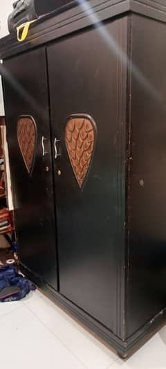 Wooden wardrobe