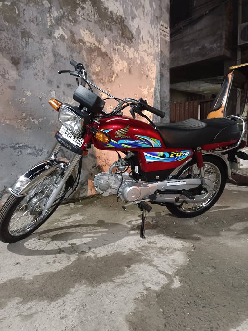 Honda 70 2024 purchasing date 4/6/2024 1