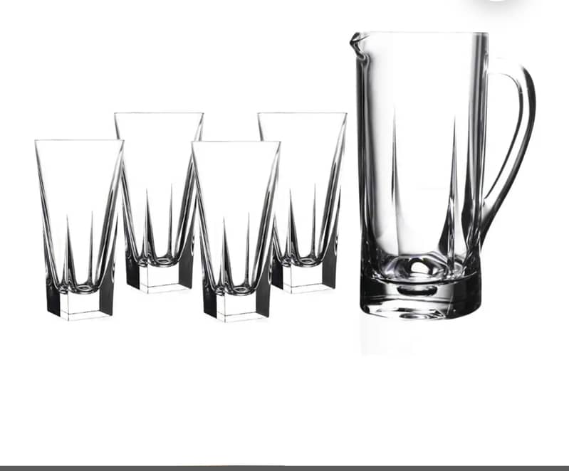 RCR Fusion Cristalleria Italiana jug and glass se 0