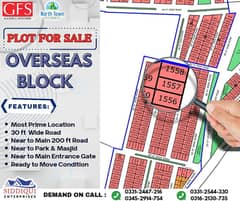 PLOT SALE IN NORTH TOWN RESIDENCY OVERSEAS BLOCK PHASE 1 0