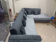 L Shape poshish sofa set / latest design