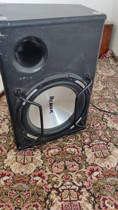 original japani premier pioneer. heavy sub woofer. company fitted box