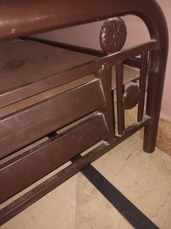 Iron Bed Single 6x3 (without Mattress) 3