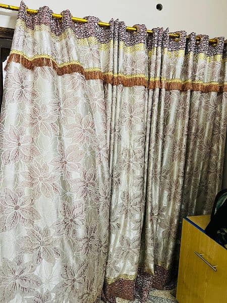 Embossed jackard curtains sale at throw away price 1