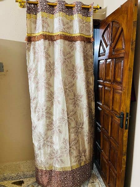 Embossed jackard curtains sale at throw away price 3