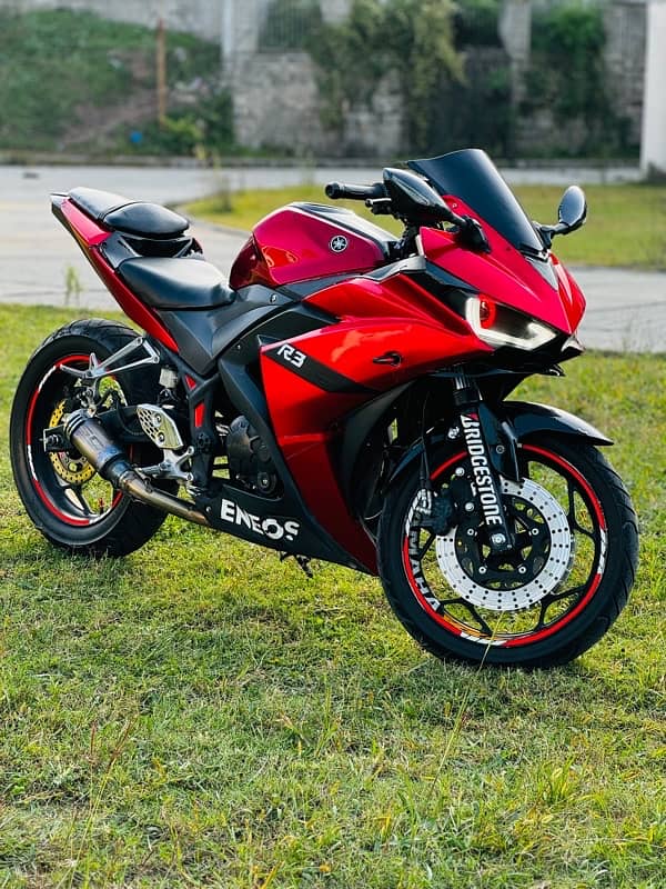 YAMAHA R3 2021 model Islamabad registered 4