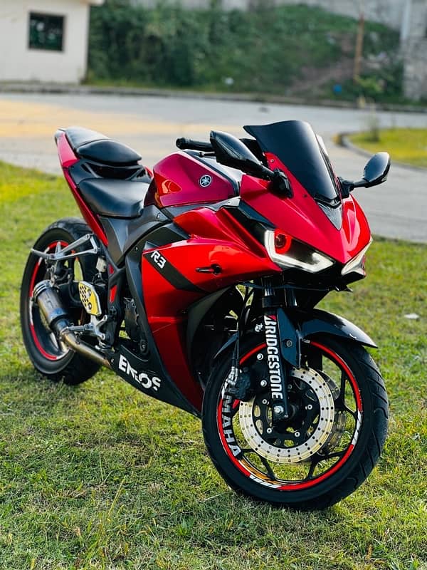 YAMAHA R3 2021 model Islamabad registered 6