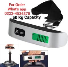 Digital Luggage Weighing Scale l Precise for Travel l 0323-4536375