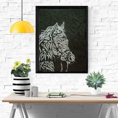 horse calligraphy painting 0