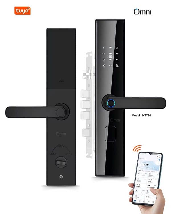 smart wireless fingerprint electric door lock home office Airbnb life 2