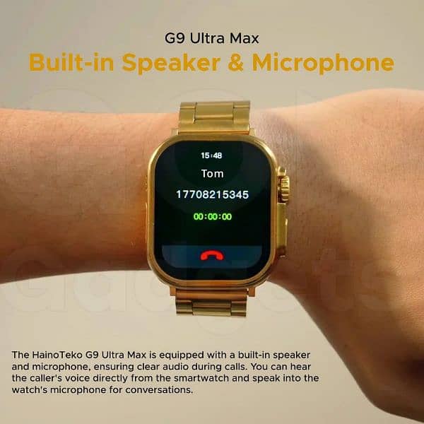 G9 Ultra Max Smart Watch - Golden Edition 3