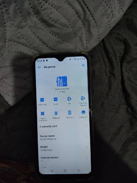 Tecno spark 8c 4/64 for sale. 3
