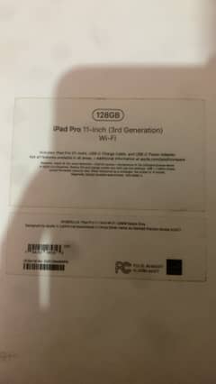 ipad pro 11inc m1 chip (3rd gen) 128gb