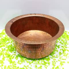 Elegant Hammered Copper Patila: Perfect for Everyday and Special Event