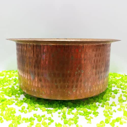 Elegant Hammered Copper Patila: Perfect for Everyday and Special Event 2