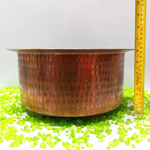 Elegant Hammered Copper Patila: Perfect for Everyday and Special Event 3