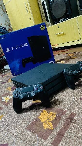 PlayStation 4 Pro 1TB (Jailbreak) with 7 Games, 2 Controllers 0