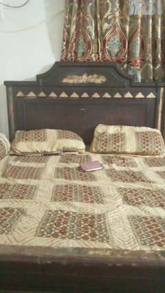 double bed,side table,dressing . matres. .