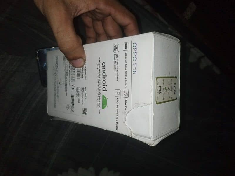 oppo f15 8/256gb with box exchange possible 7