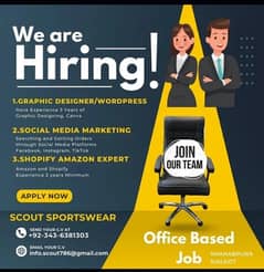 Male/Female Social Media Marketing Person Required