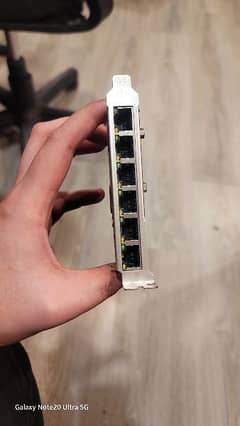 Six port lan card 1G 10/100/1000 mbps