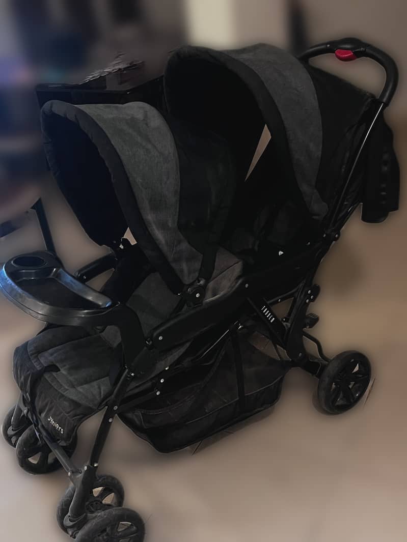 Baby Double Pram/Stroller (Juniors) 1