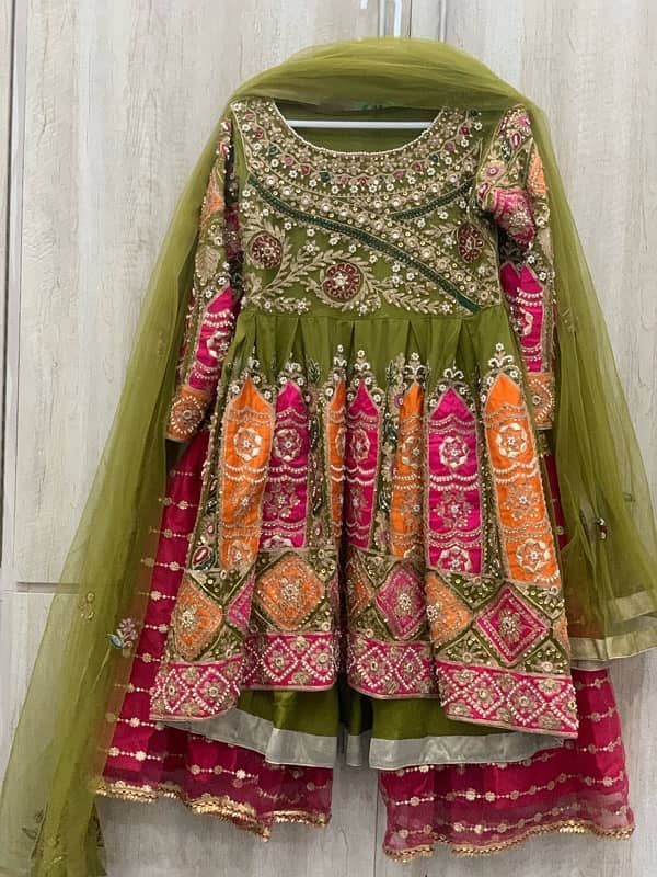 Bridal dress for mehndi function size medium 0