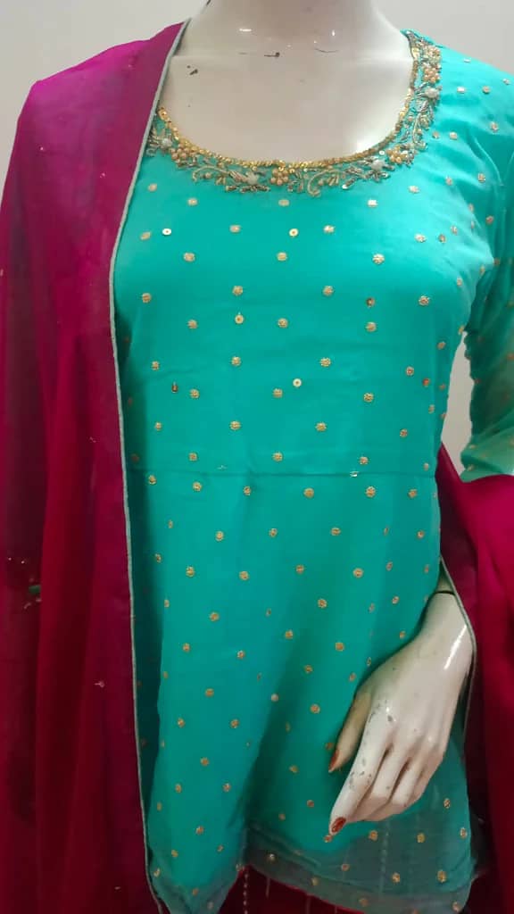 peplum sharara 1