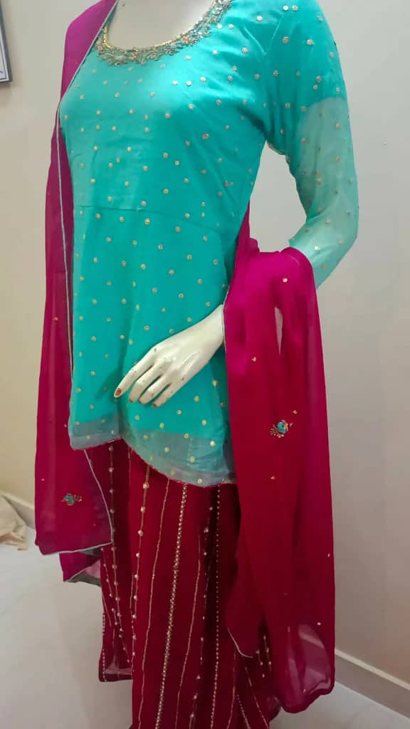 peplum sharara 2