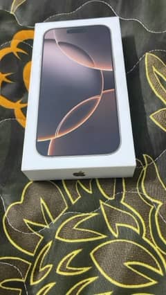 iPhone 16pro 256gb brand new box pack factory unlocked desert titanium