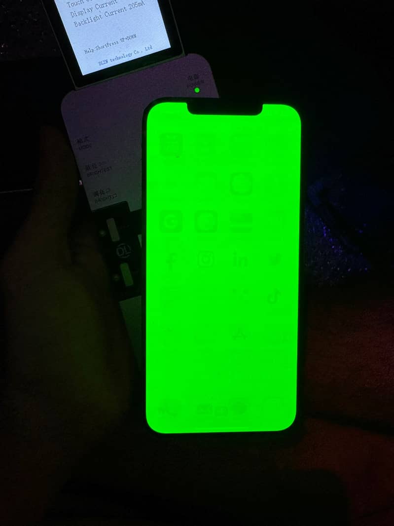 iPhone 12 pro max lcd pannel available in dot & shade 4