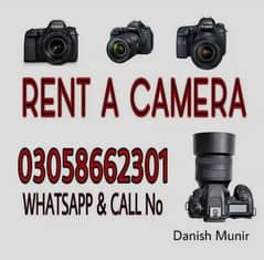 DSLR CAMERA FOR RENT, DSLR CAMERA ON RENT,RENT A CAMERA