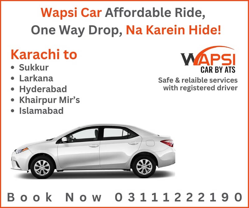 RENT A CAR | CAR RENTAL SERVICE | Karachi To all Pakistan Service 24/7 0