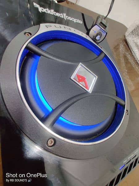 Original Rockford Underseat Woofer Heavy Bass With Remote 0