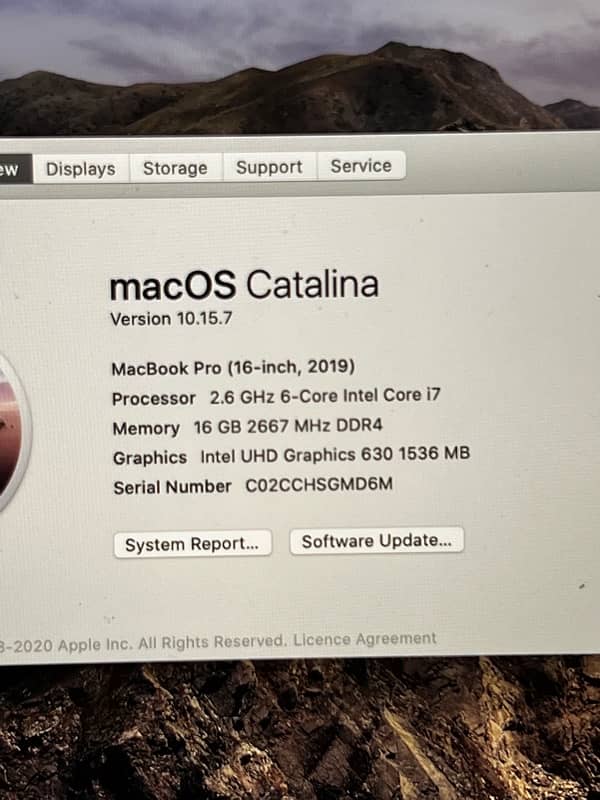 Macbook Pro 2019 16” 16Gb 512Gb, 4GB Graphic card 1