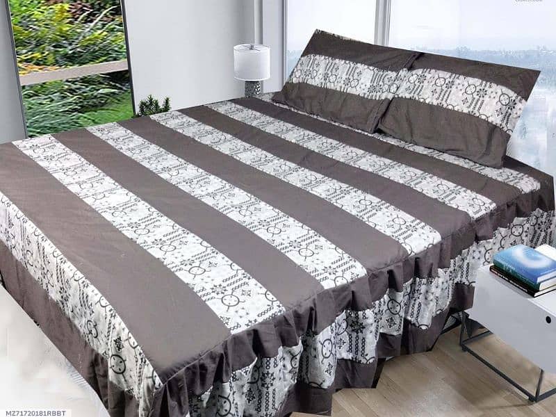 3 pcs cotton sotton patchwork double bedsheet 6