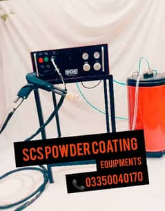 "SCS POWDER COATING MACHINES/OVEN/EQUIPMENT/PRE-TREATMENT CHEMICALS"