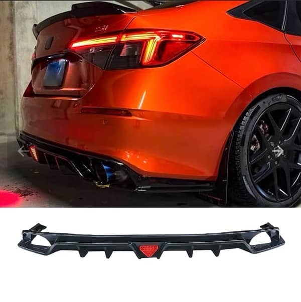 Civic XI Rear bumper diffuser 3