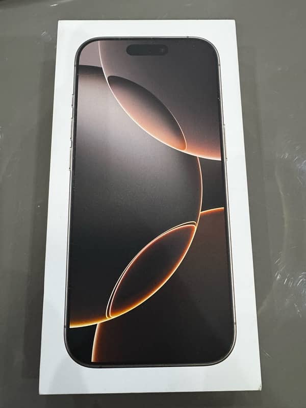 Sealed IPhone 16 pro max 256gb Desert Titanium 1