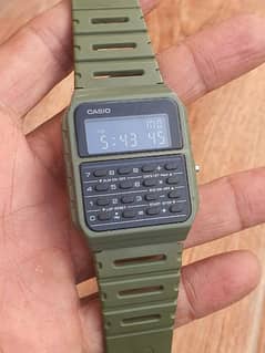 CASIO calculator watch 0