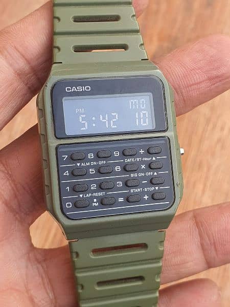 CASIO calculator watch 1