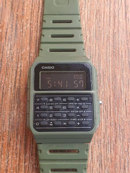 CASIO calculator watch 7