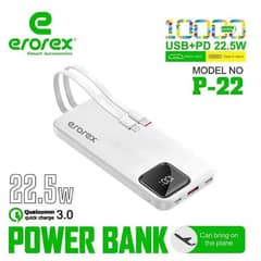 Erorex power bank 10000 mah 0